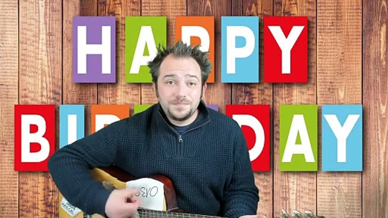 Happy Birthday, David! Geburtstagsgrüße an David