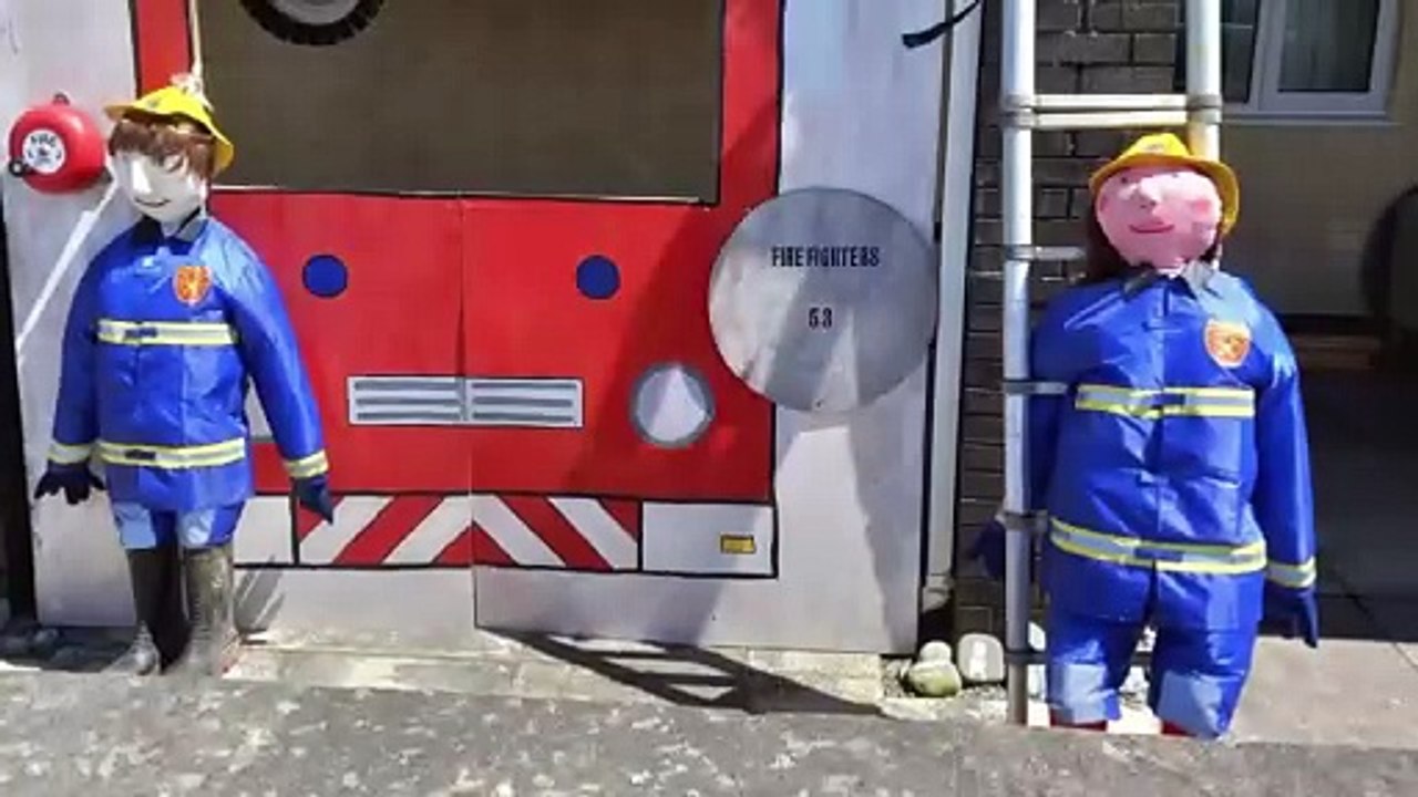 Scarecrows formed part of first BorthFest