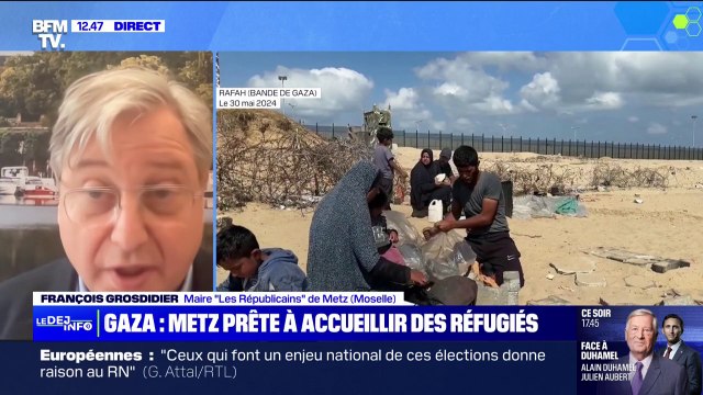 C'est la tradition française d'accueillir toutes les victimes de toutes les guerres : François Grosdidier (maire de Metz) prêt à accueillir des réfugiés palestiniens