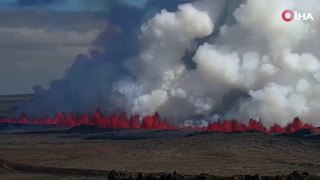 İzlanda'da bu yılki dördüncü yanardağ patlaması: Acil durum ilan edildi