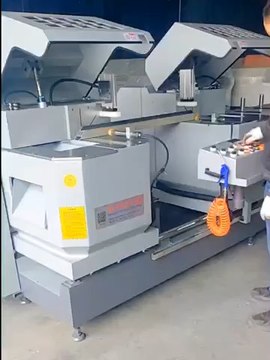 Aluminum Profile Wood Heavy Duty CNC Digital Display Double Head Cutting Machine CNC Double Head Angle-cutting Machine Corner Cutting Saw