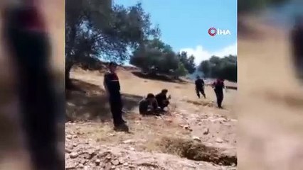 Onlar define bulamadı ama Jandarma onları buldu