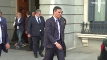 Sánchez abandona el Congreso con una sonrisa tras la aprobación de la ley de amnistía