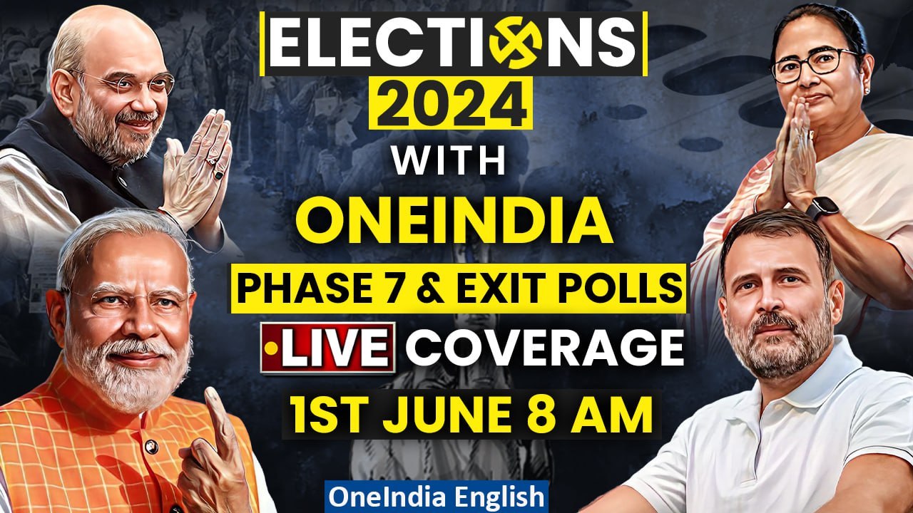 Seventh Phase Voting & Exit Polls Live On 1st J...