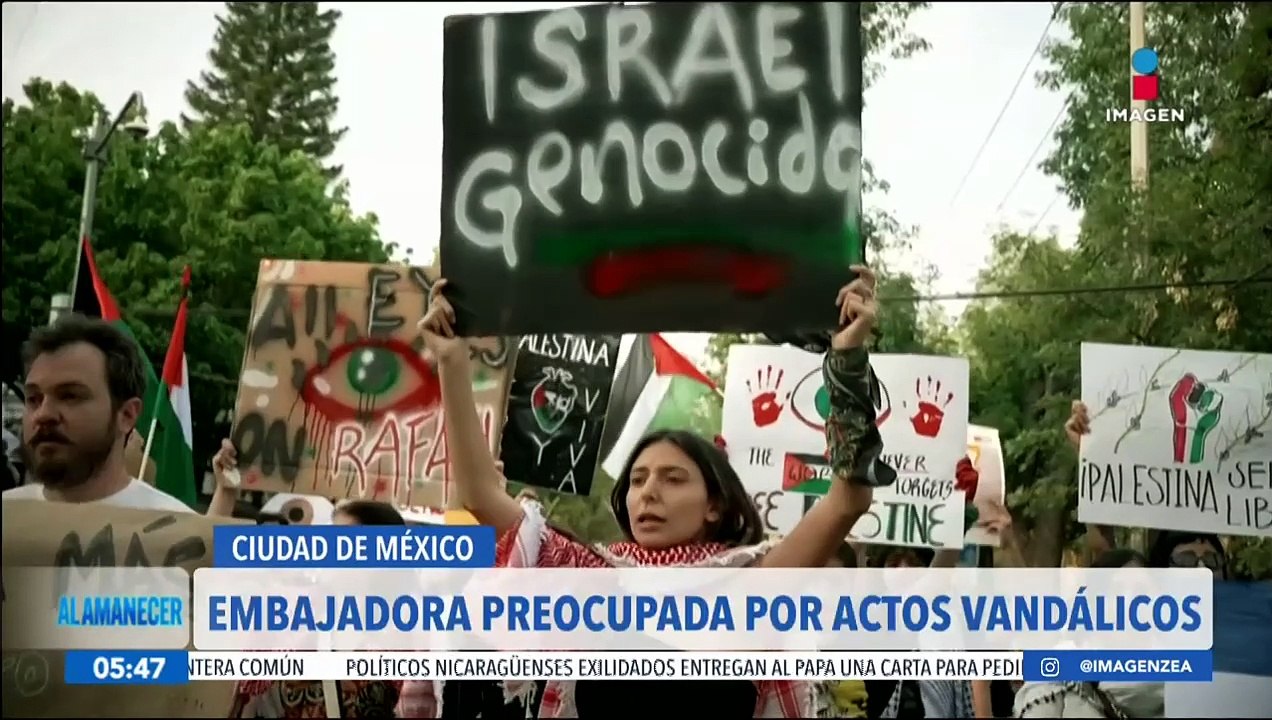 Embajadora de Israel en México expresa su preocupación por los actos vandálicos