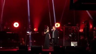 Florent Pagny créé la surprise en débarquant au concert d'Hiba Tawaji à l'Olympia. Instagram