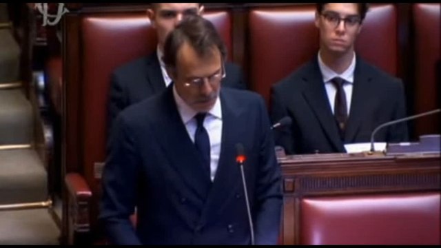 Alessandro Preziosi alla Camera legge l'ultimo discorso di Matteotti
