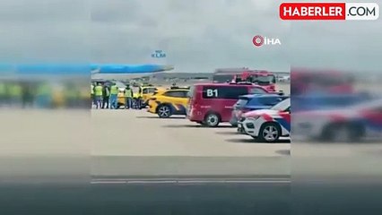 Uçağın motoruna kapılan kişi korkunç şekilde hayatını kaybetti