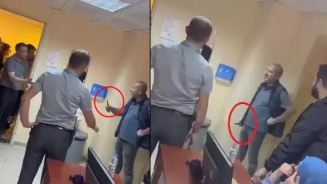 Rapor alamayan sürücü adayı sağlık görevlilerine bıçak çekti
