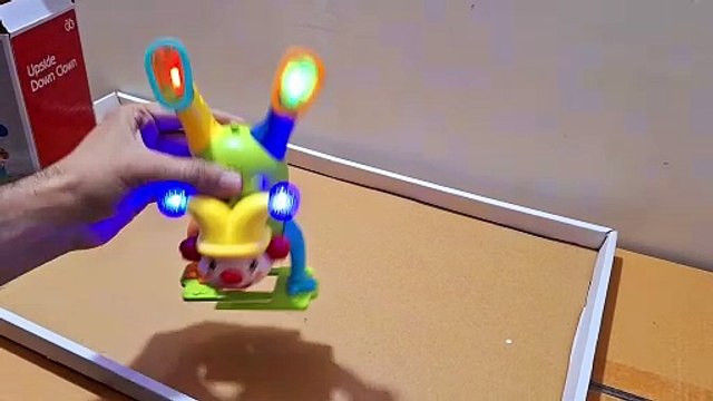 Funny Cute Clown Toy with Led Light Flashing Toys for Babies Toddlers