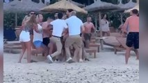 Ocho turistas detenidos por participar una pelea en una playa de Mallorca