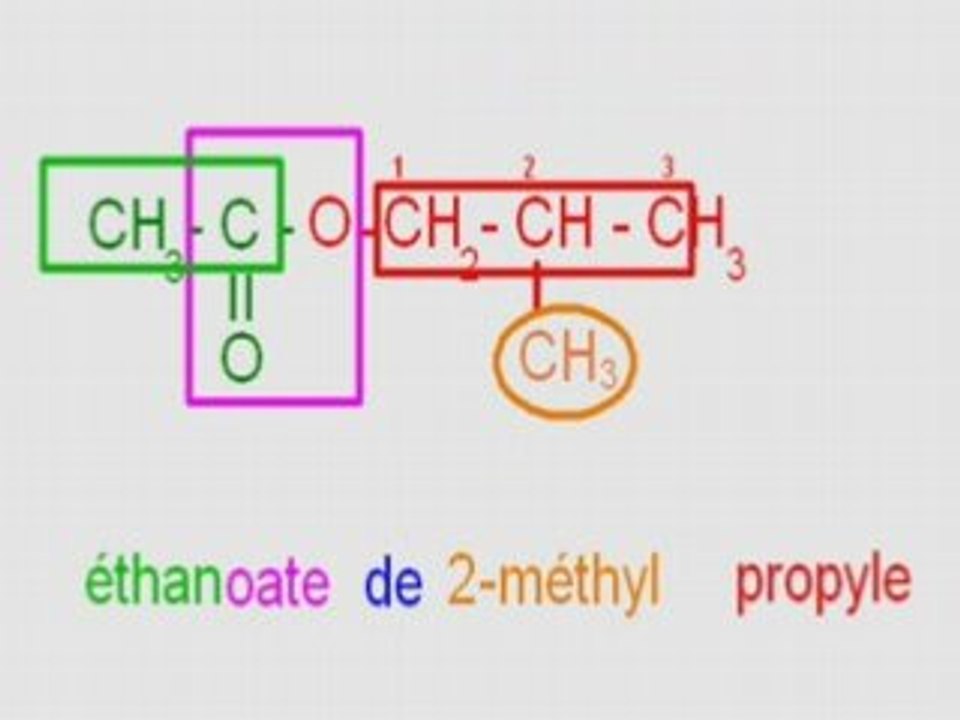 Nomenclature ester