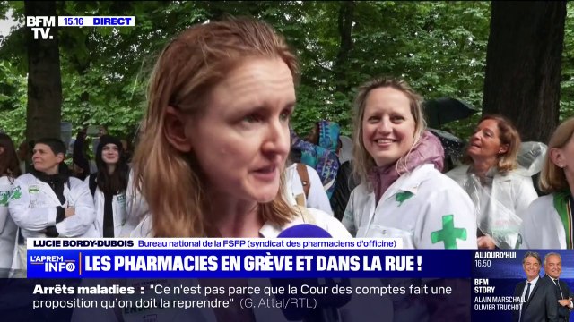 Aujourd'hui, il y a un ras-le-bol de la profession : les pharmaciens en grève manifestent ce jeudi