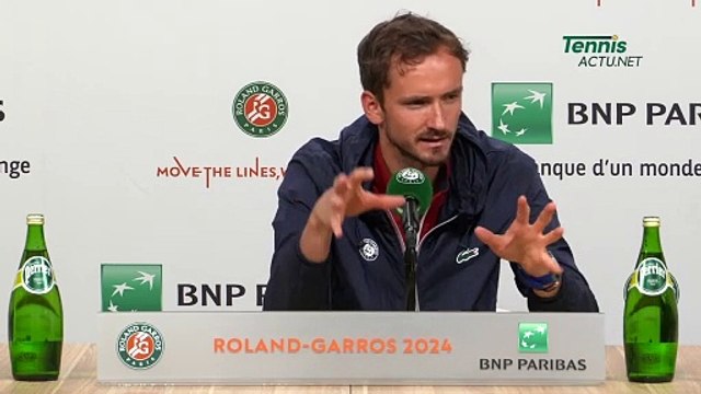 Tennis - Roland-Garros 2024 - Daniil Medvedev : Le Suzanne-Lenglen avec son toit, j'aimerais bien y jouer