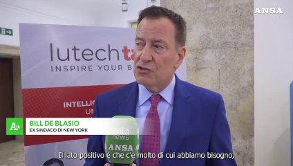 De Blasio: "Ue molto piu' avanti su regolamentazione IA"