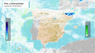 En unas horas se esperan tormentas intensas en varias regiones españolas