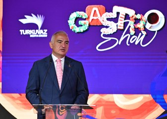 Bakan Ersoy Gastroshow'un açılışında konuştu