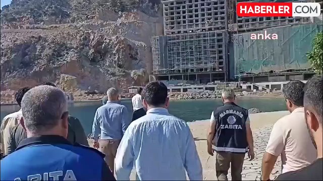 Marmaris Belediye Başkanı Sinpaş İnşaatının Yasağa Rağmen Devam Etmesine Tepki Gösterdi