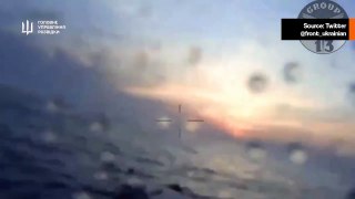 動画：ウクライナ国防情報局がクリミアでロシアの2隻の艦船を破壊。