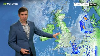 Weekend weather 30/05/2024 – High pressure means mostly fine – Met Office weather forecast UK