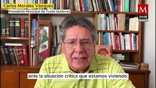 Ayuntamiento de Tuxtla Gutiérrez suspende labores debido a la escasez de combustible