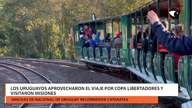 Los uruguayos aprovecharon el viaje por Copa Libertadores y visitaron Misiones