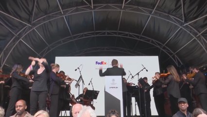 El trofeo de la Champions League ya está en Londres