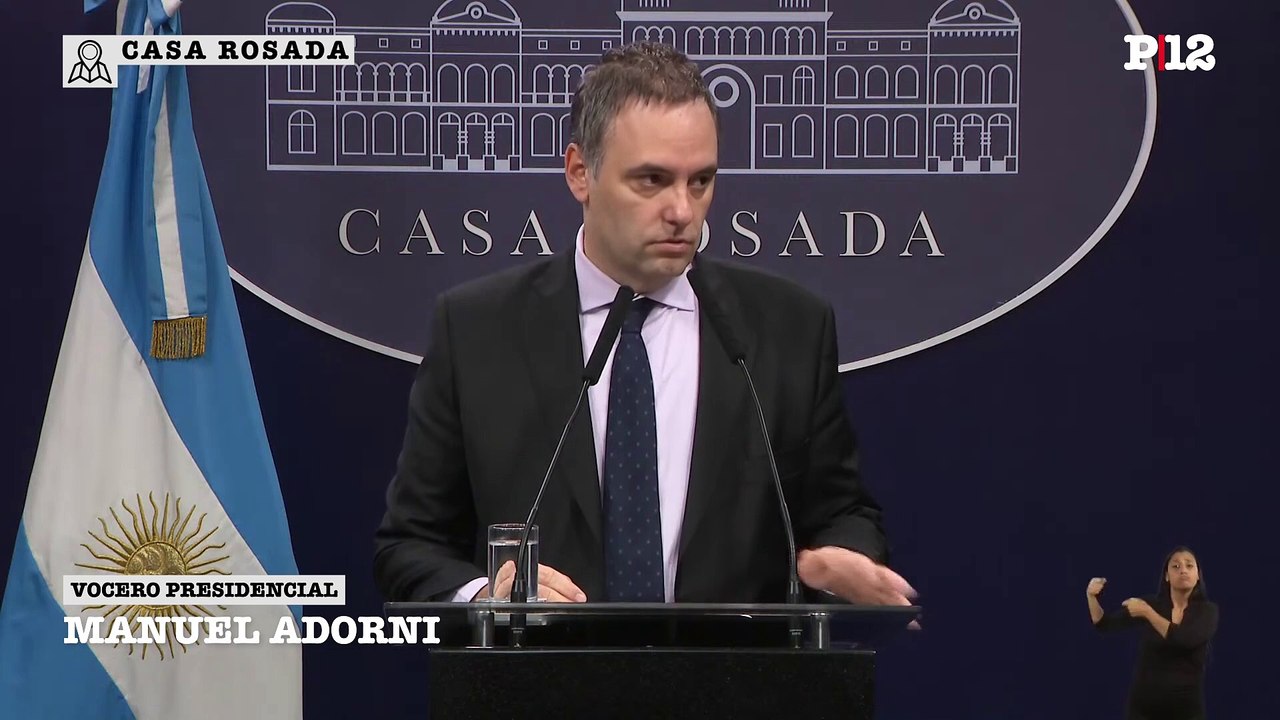 Adorni puso excusas sobre los faltantes de gas y GNL y el episodio de los barcos con reservas: "El invierno más crudo en los últimos 44 años"