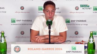 Tennis - Roland-Garros 2024 - Diane Parry, sur l'attitude du public : 