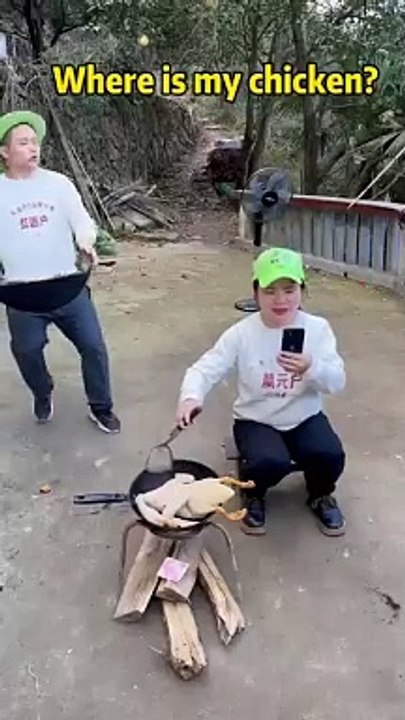 Where is my chicken gone? #funny #comedy