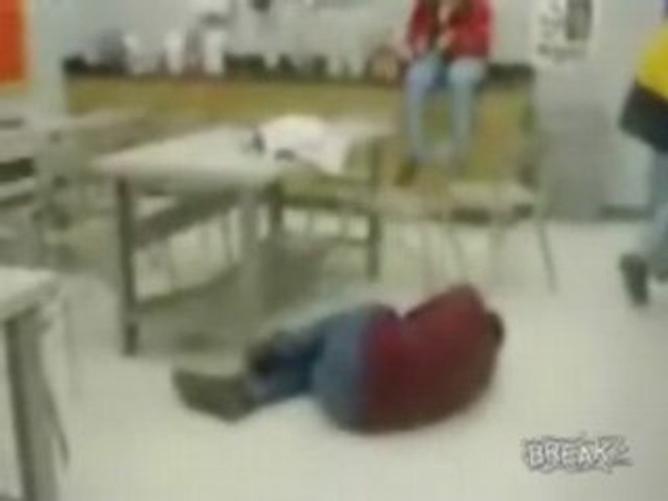Student Slams Head On Desk