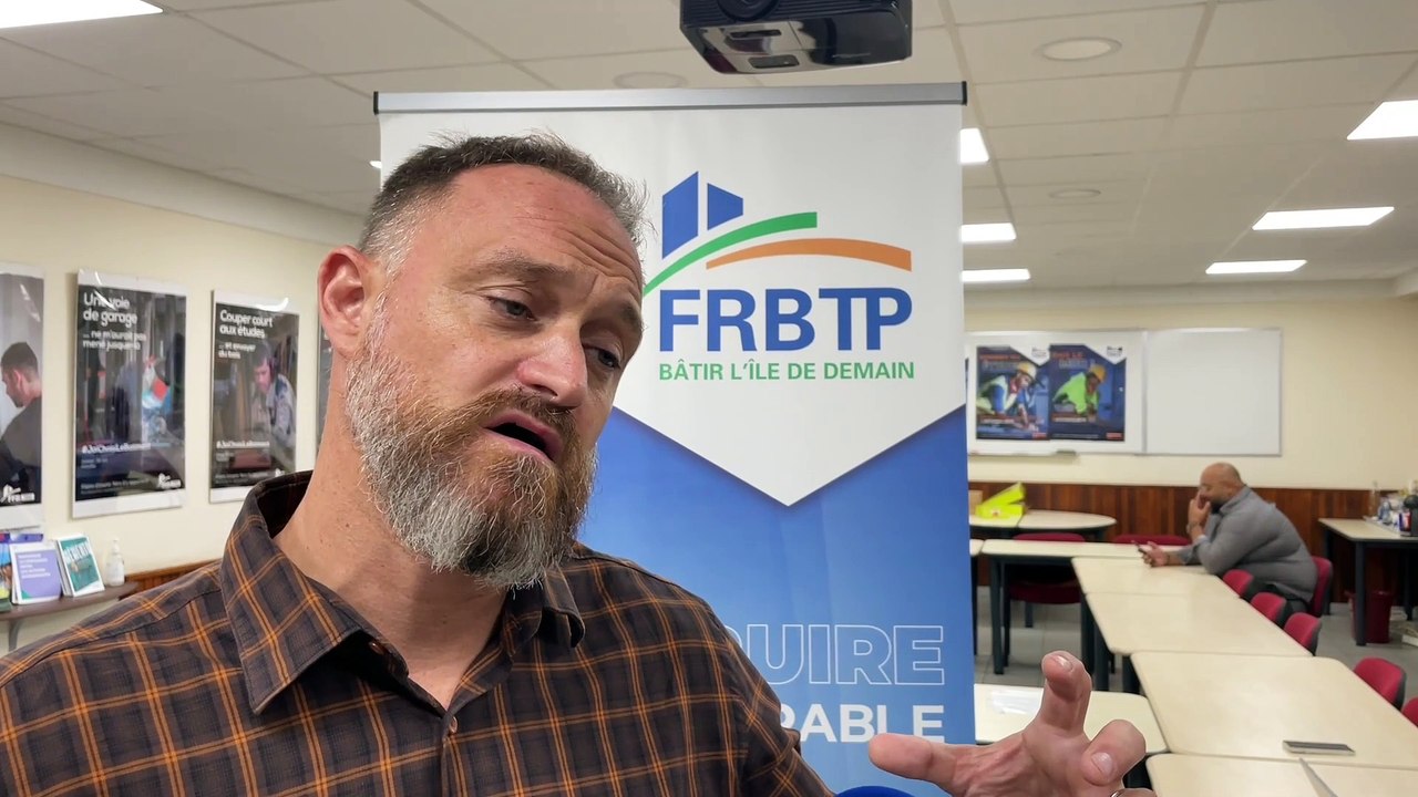 Anthony Lebon, président de la FRBTP (Fédération réunionnaise du BTP)