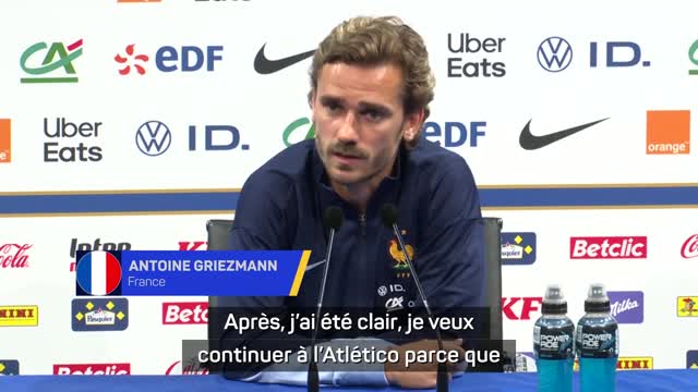 Bleus - Griezmann sur son avenir : "Il y a eu des offres mais je veux continuer à l’Atlético”