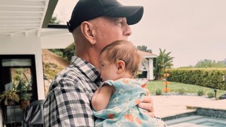 Bruce Willis is sweet with his granddaughter