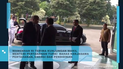 Wamenhan Indonesia Terima Kunjungan Wakil Menteri Pertahanan Turki