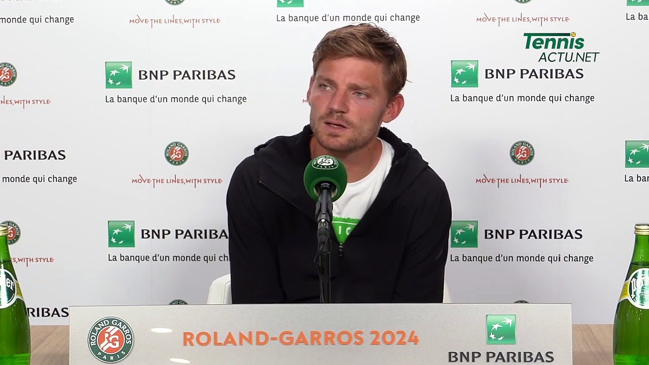 Tennis - Roland-Garros 2024 - David Goffin : "I didn’t think it would create as much buzz as I said”
