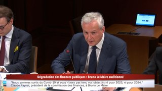 100% Sénat - Déficit public : Bruno Le Maire auditionné