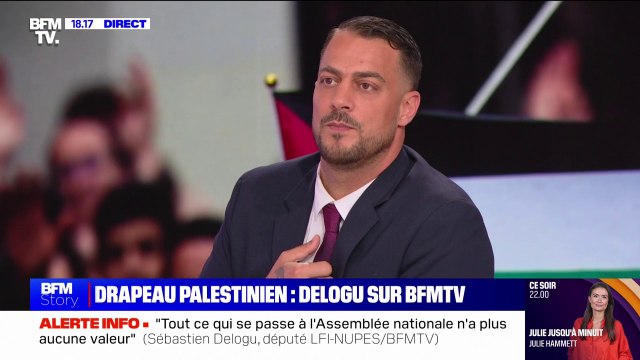 Pour Sébastien Delogu (LFI), la présidente de l'Assemblée nationale, Yaël Braun-Pivet, fait la propagande de Benjamin Netanyahu