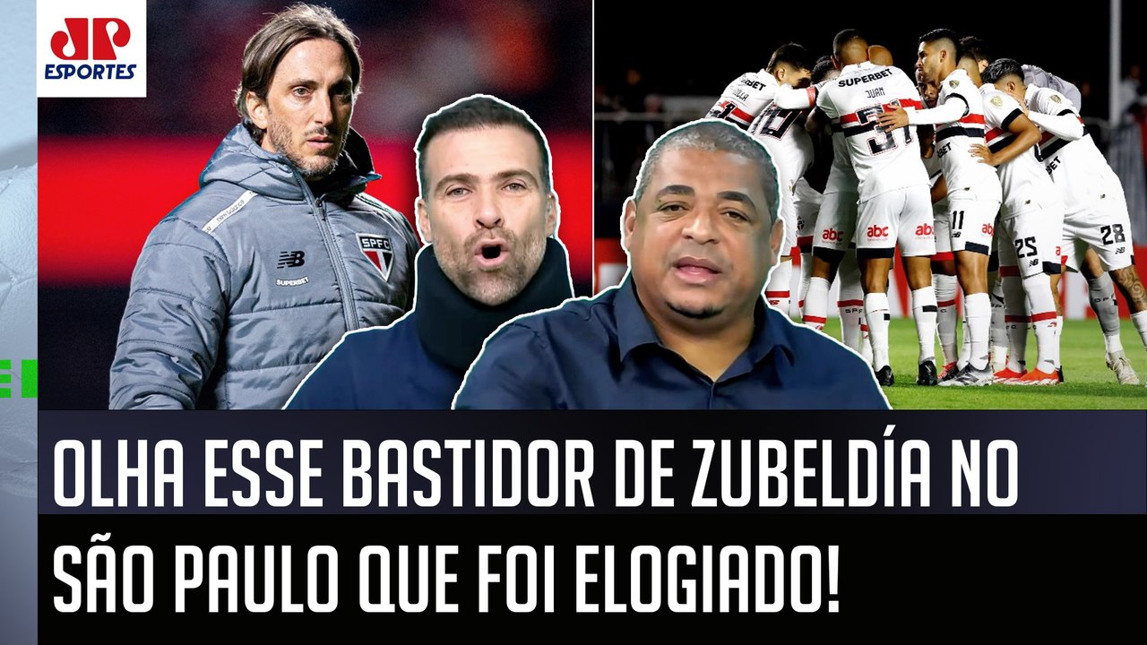"ISSO É ELOGIÁVEL! Uma pessoa DE DENTRO do São Paulo ME FALOU que o Zubeldía..." SAIBA BASTIDORES!