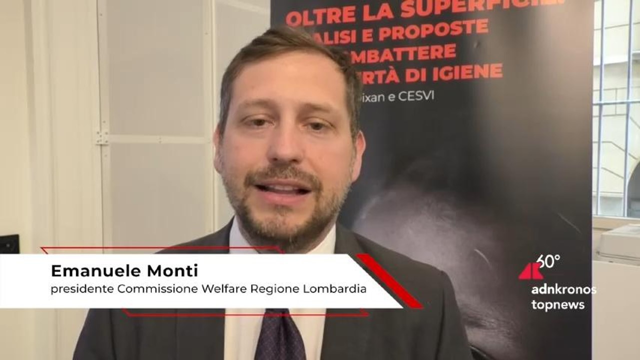 Monti (Regione Lombardia): "Regione Lombardia al fianco di politiche attive al contrasto della povertà di igiene"