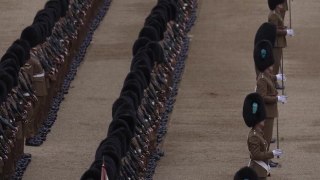 Trooping the Colour rehearsal takes place as Kate set to miss parade