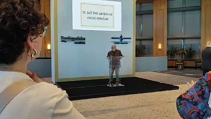 70. Sait Faik Abasıyanık Hikâye Armağanı, 'Hay' kitabıyla Barlas Özarıkça'nın oldu