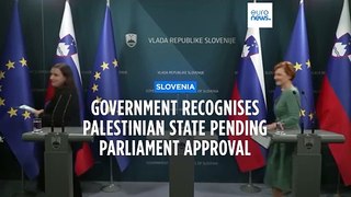 Slovenian government recognises Palestinian state pending parliament approval