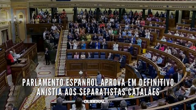 Parlamento espanhol aprova em definitivo anistia aos separatistas catalães