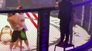 ¡Una pelea de MMA entre un hombre y dos mujeres!