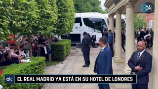 El Real Madrid ya está en su hotel de Londres