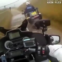 Motorcyclist vs a scooter