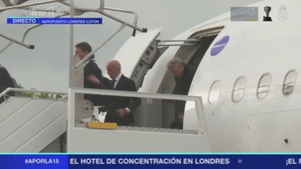 La llegada del Real Madrid a Londres