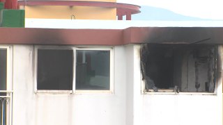 제주 노형동 아파트에서 화재...집안 일부 피해 / YTN