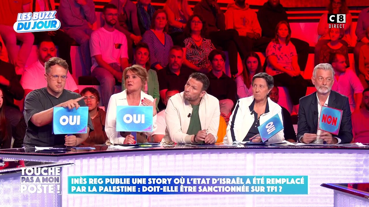 L'équipe de Touche pas à mon poste commente le comportement d'Inès Reg